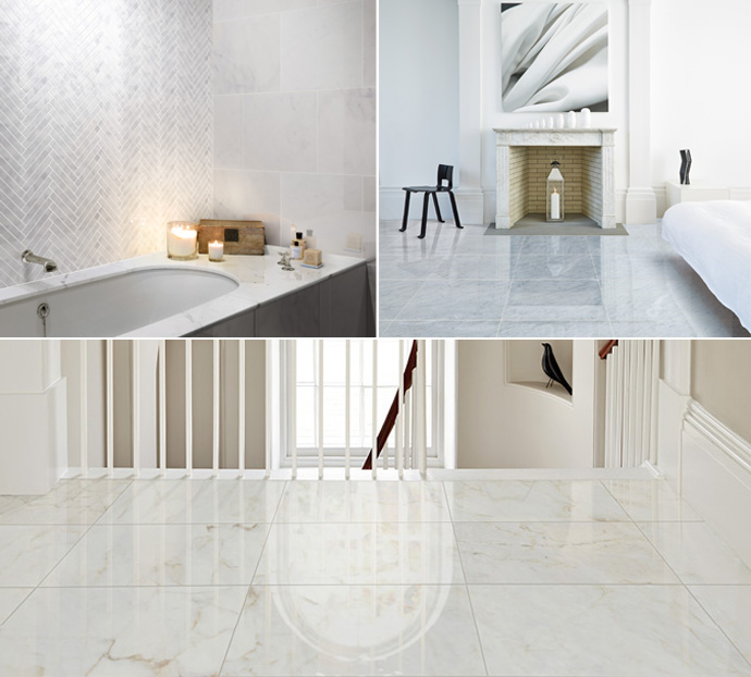 Natural Marble and Marble Effect Tiles How to Get the Marble look
